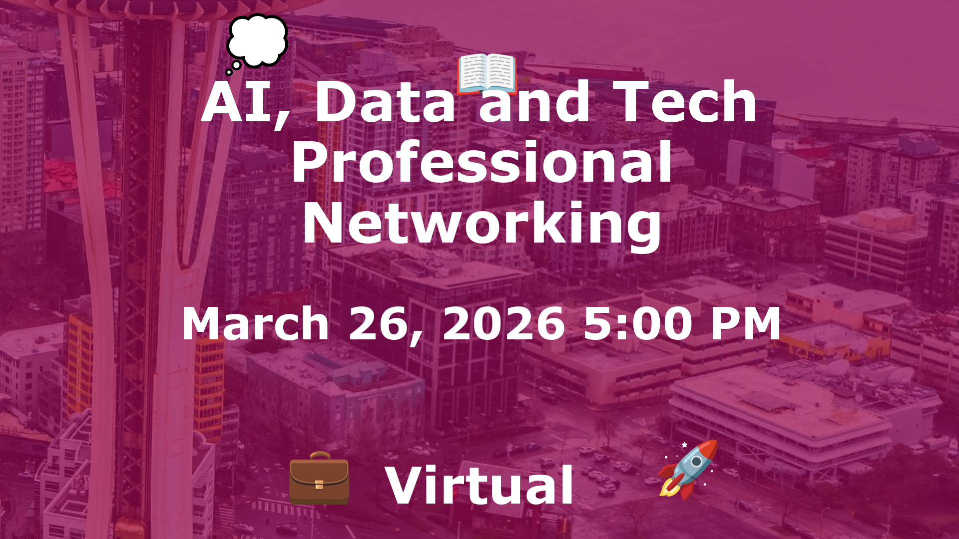 AI, Data and Tech Professional Networking event image
